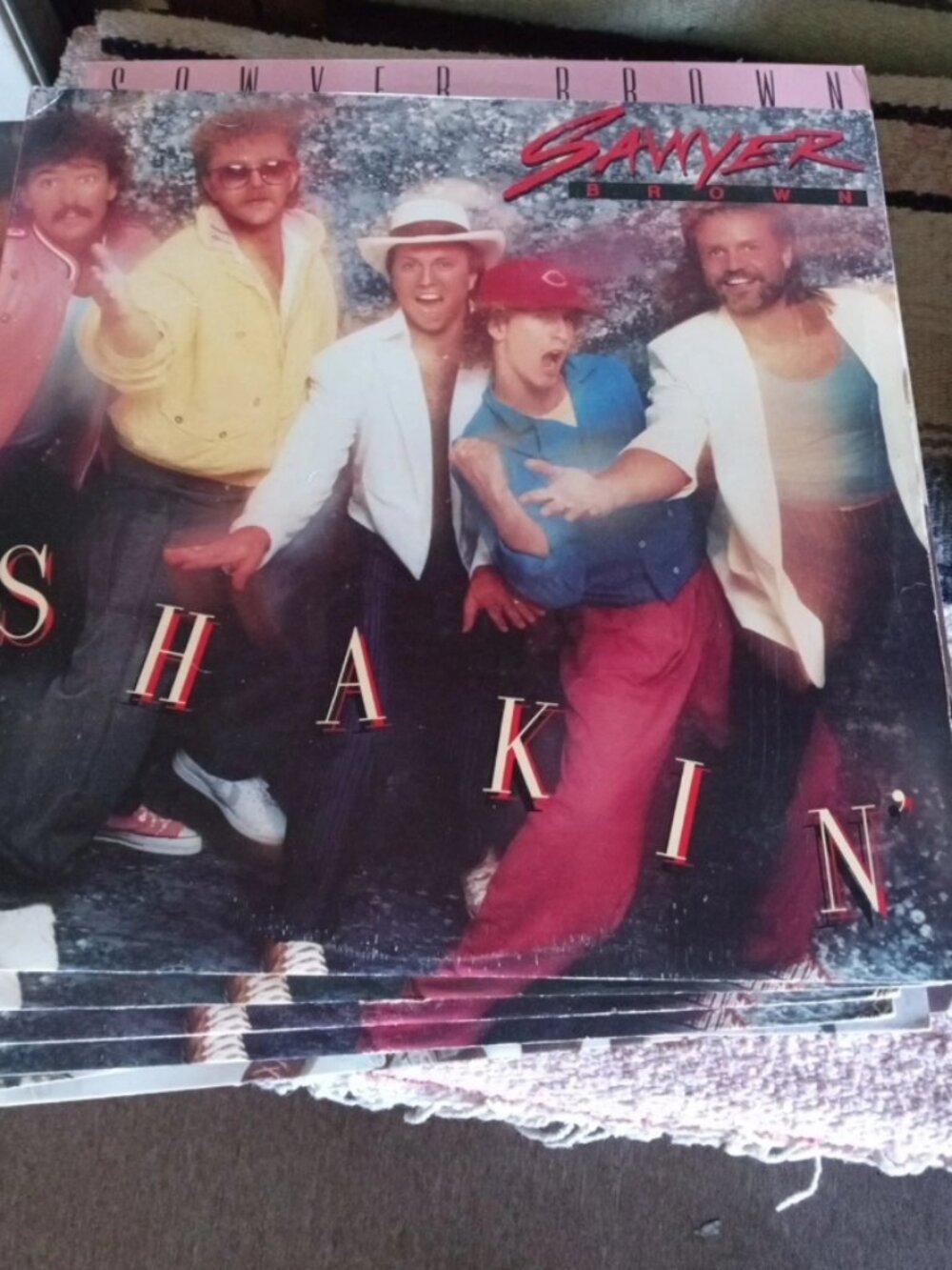 Sawyer Brown Shakin' LP vinyl record 1984 original Capitol country pop